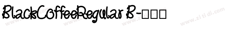 BlackCoffeeRegular B字体转换